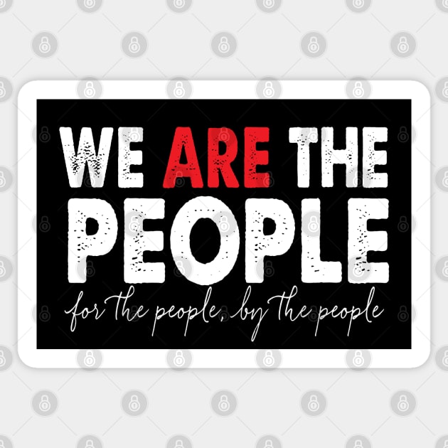 We Are the People Sticker by Jitterfly